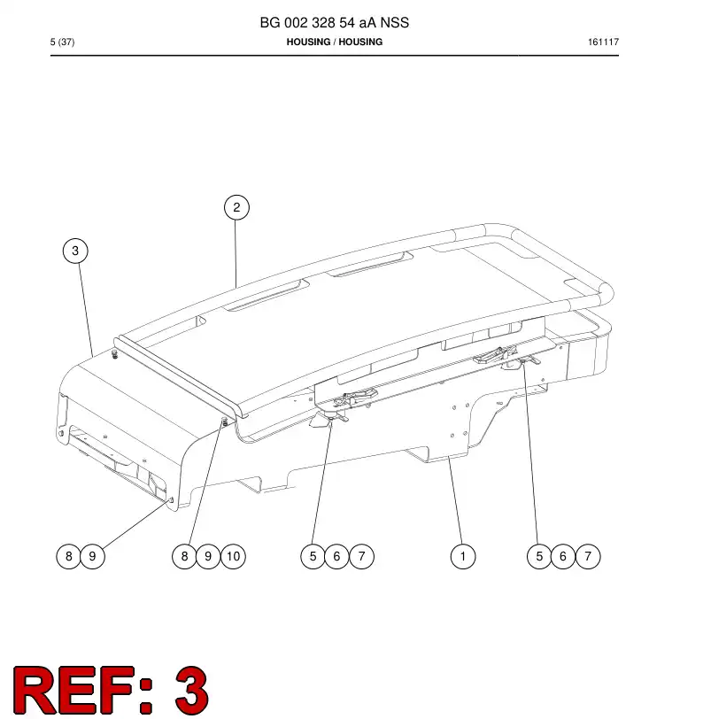 55086409b 550 864 09b Guard - Sandvik Technical Drawing