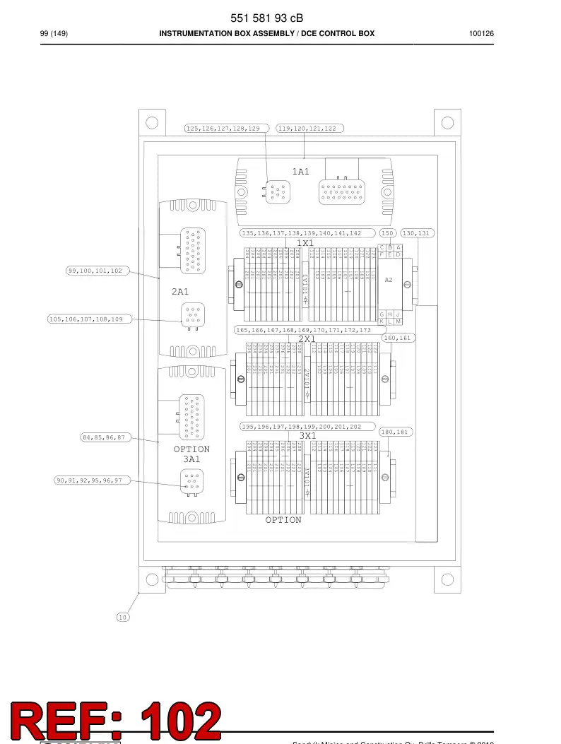 55086756 550 867 56 Programmed electronic assembly - Sandvik Technical Drawing