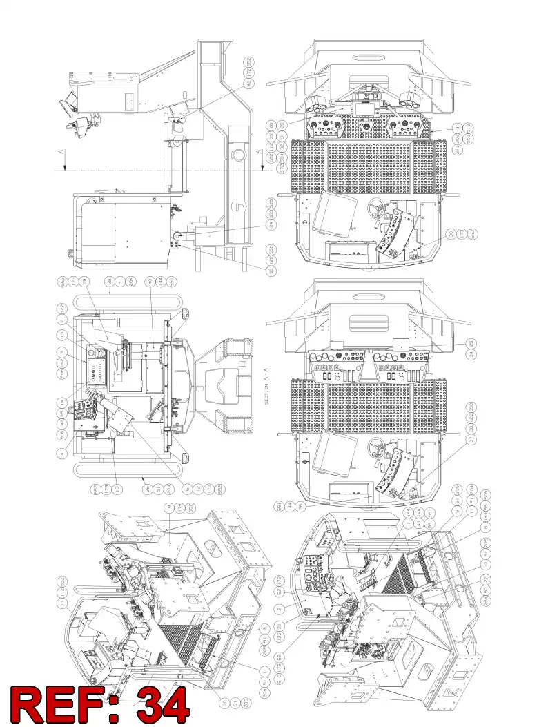55087141 550 871 41 BRACKET - Sandvik Technical Drawing