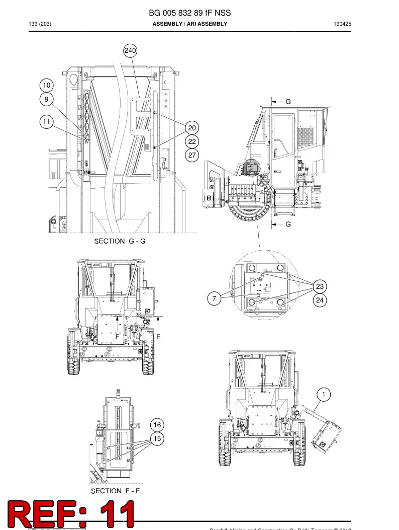 55087321 550 873 21 Sign - Sandvik Technical Drawing