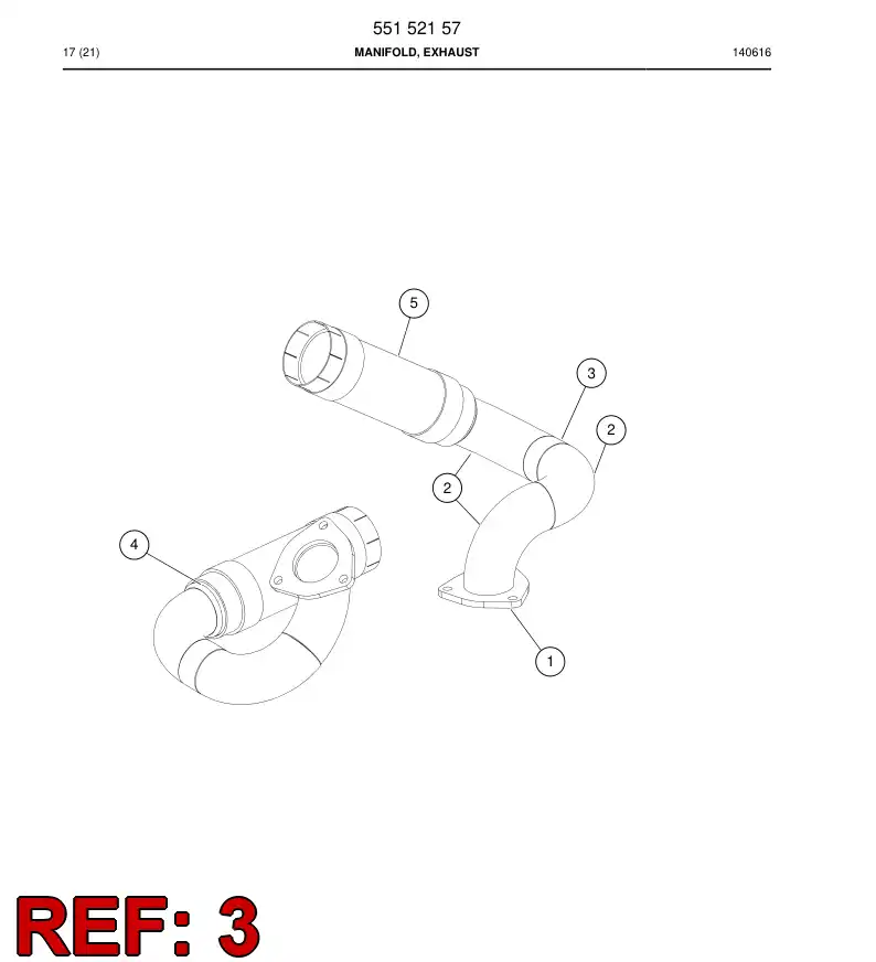 55087388 550 873 88 Bushing - Sandvik Technical Drawing