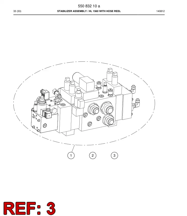 55087579c 550 875 79c Hosing Set - Sandvik Technical Drawing