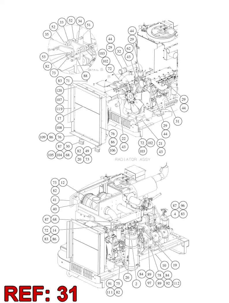 550 879 09 Cooling tube - drawing