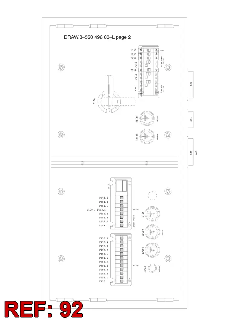 55087919 550 879 19 Relay - Sandvik Technical Drawing