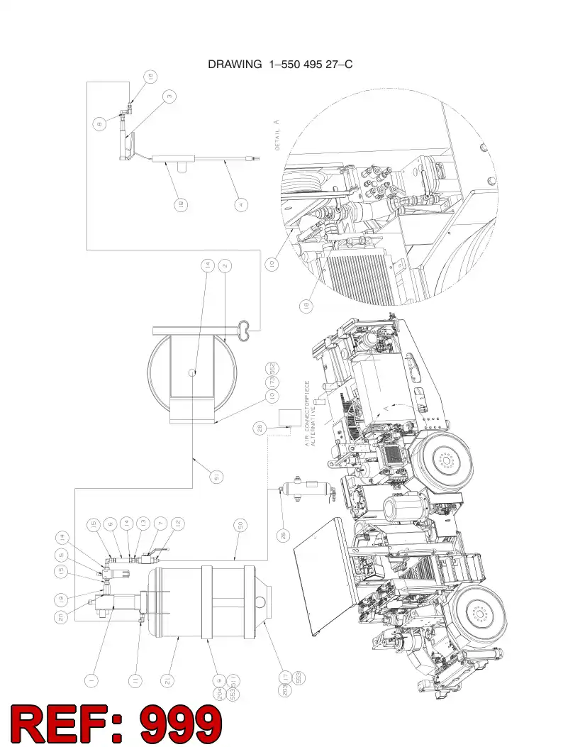 55088477 550 884 77 HOSING - Sandvik Technical Drawing