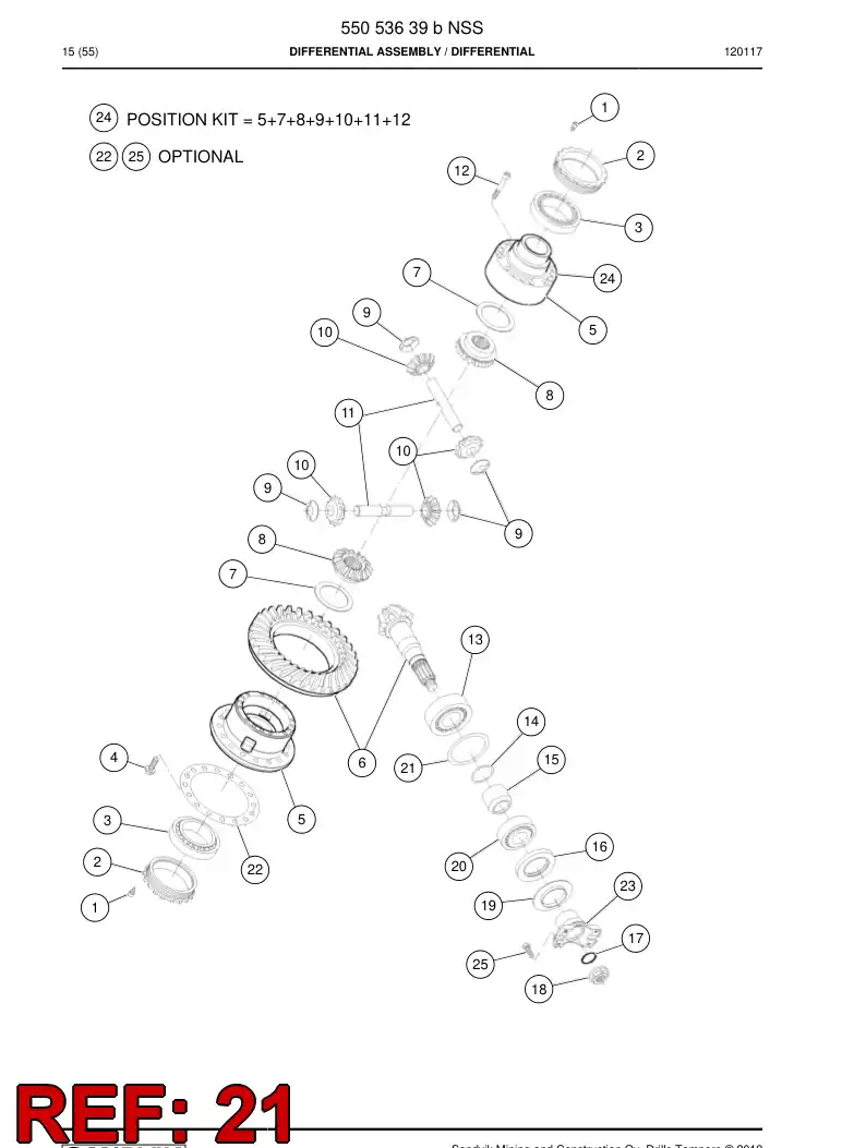 550 884 82 CALZO - drawing