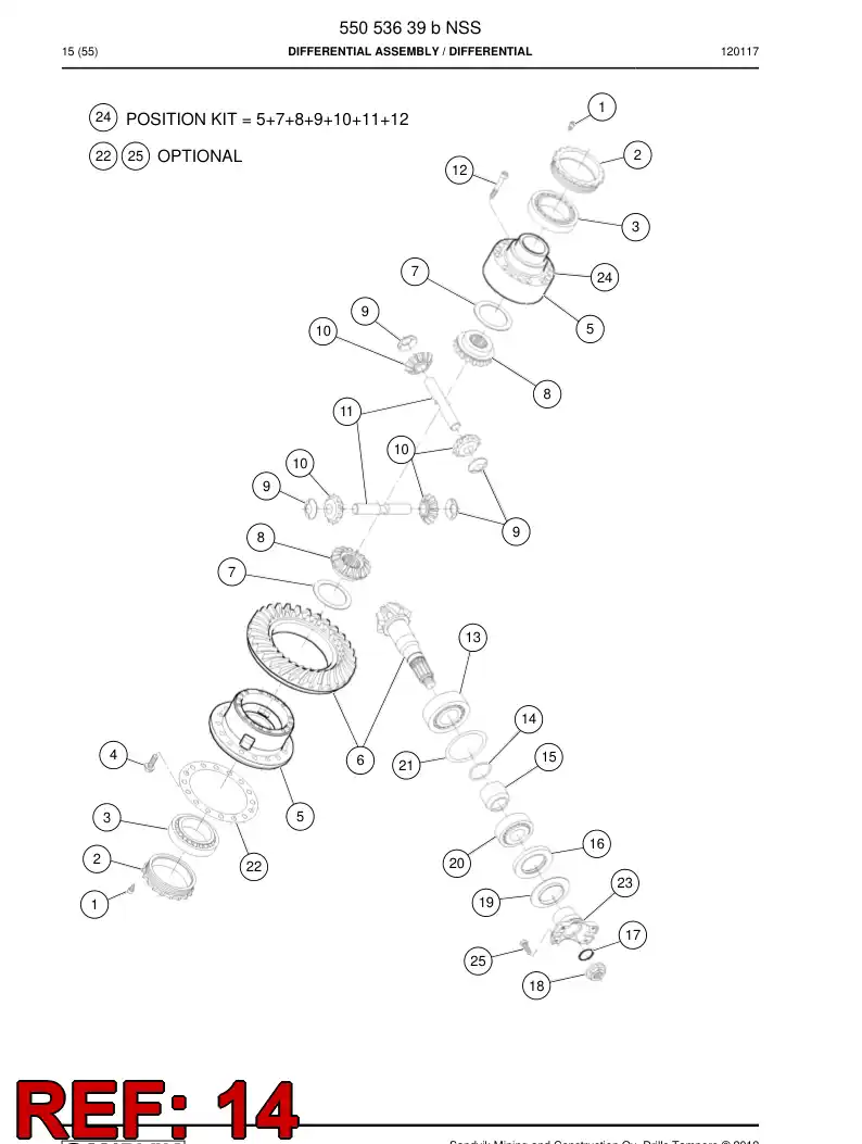 550 884 84 CALZO - drawing