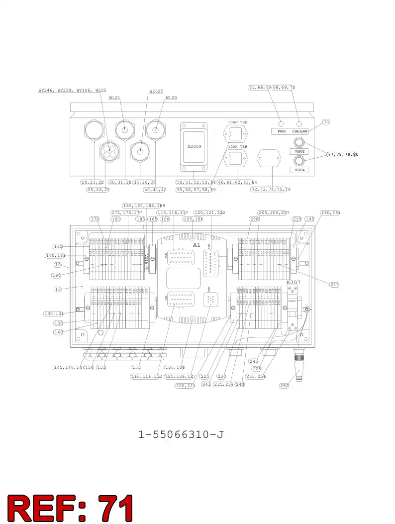 55088810 550 888 10 Sign - Sandvik Technical Drawing