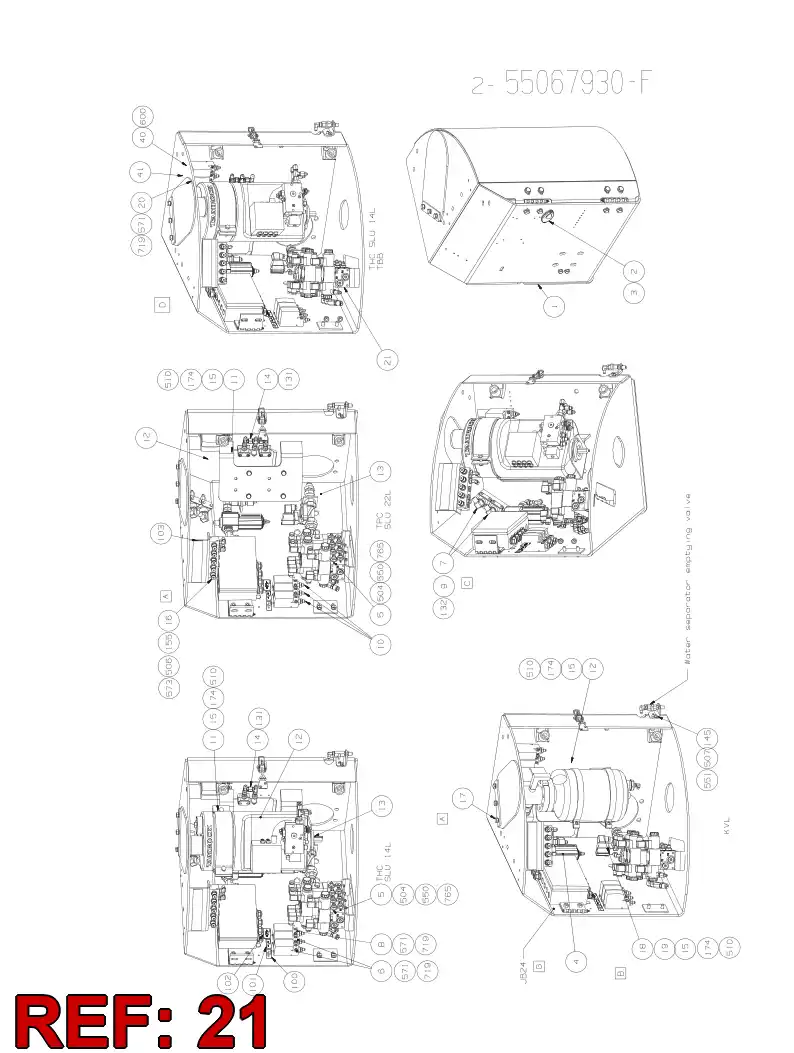 55088816 550 888 16 VALVE ASSEMBLY - Sandvik Technical Drawing