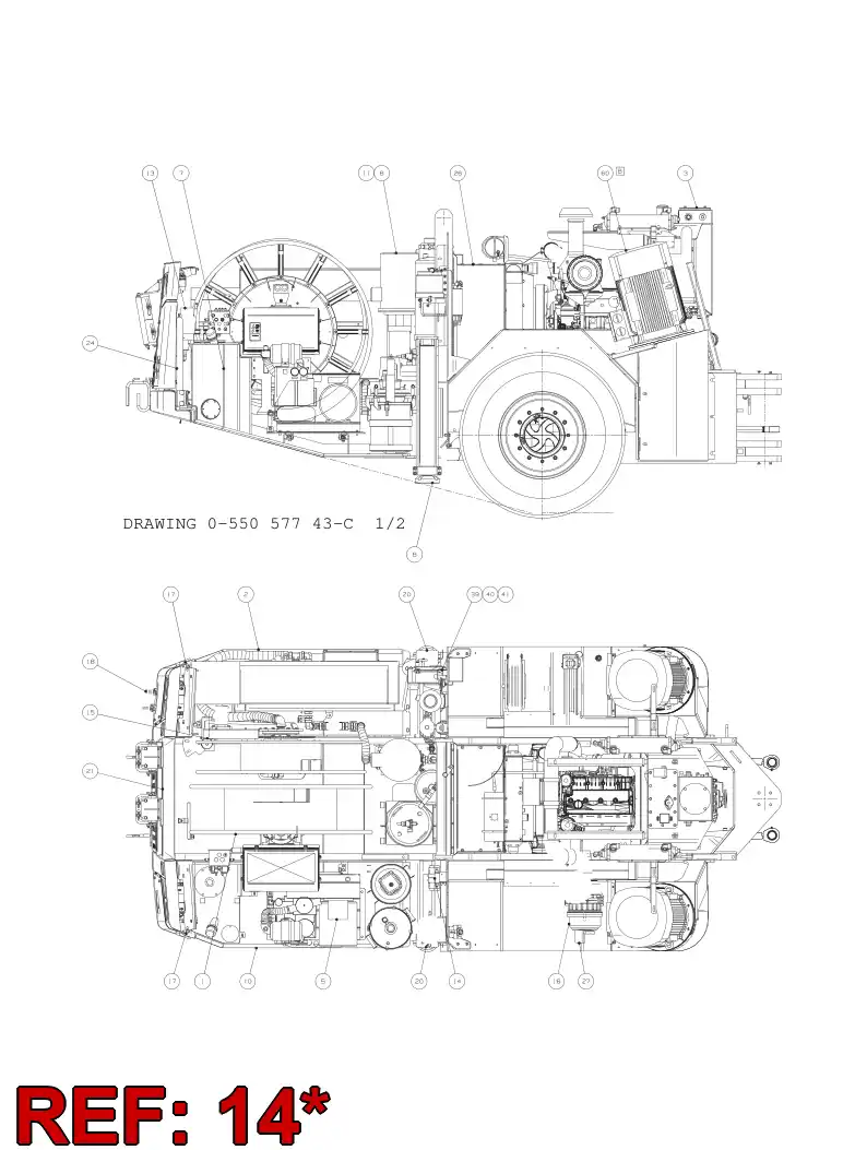 55088817 550 888 17 DIRECTIONAL VALVE - Sandvik Technical Drawing
