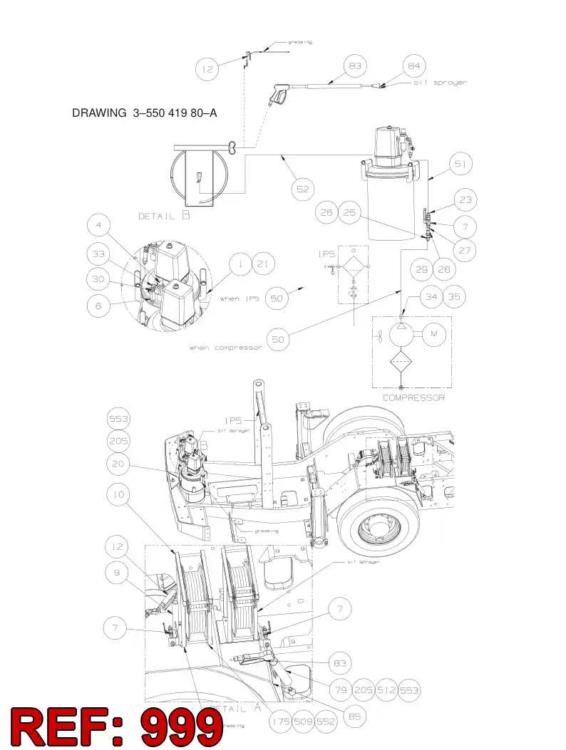 55088895 550 888 95 HOSING - Sandvik Technical Drawing