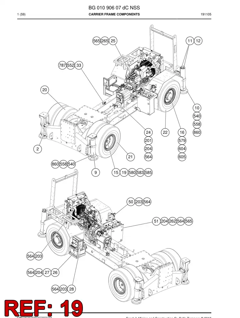 55088915a 550 889 15a Valve, Tire - Sandvik Technical Drawing