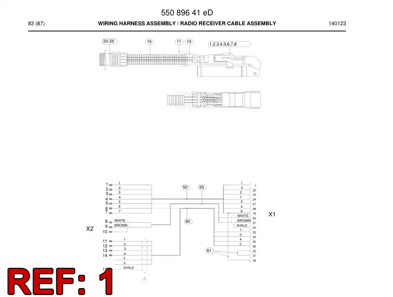 55089082 550 890 82 Housing - Sandvik Technical Drawing