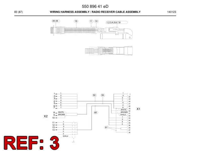 55089084 550 890 84 Seal - Sandvik Technical Drawing