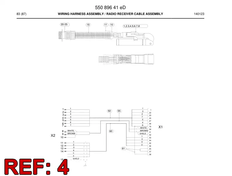 55089085 550 890 85 Seal - Sandvik Technical Drawing