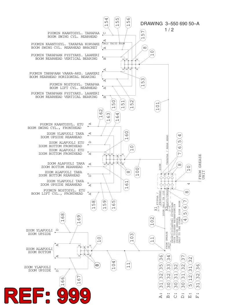 55089192 550 891 92 HOSING - Sandvik Technical Drawing