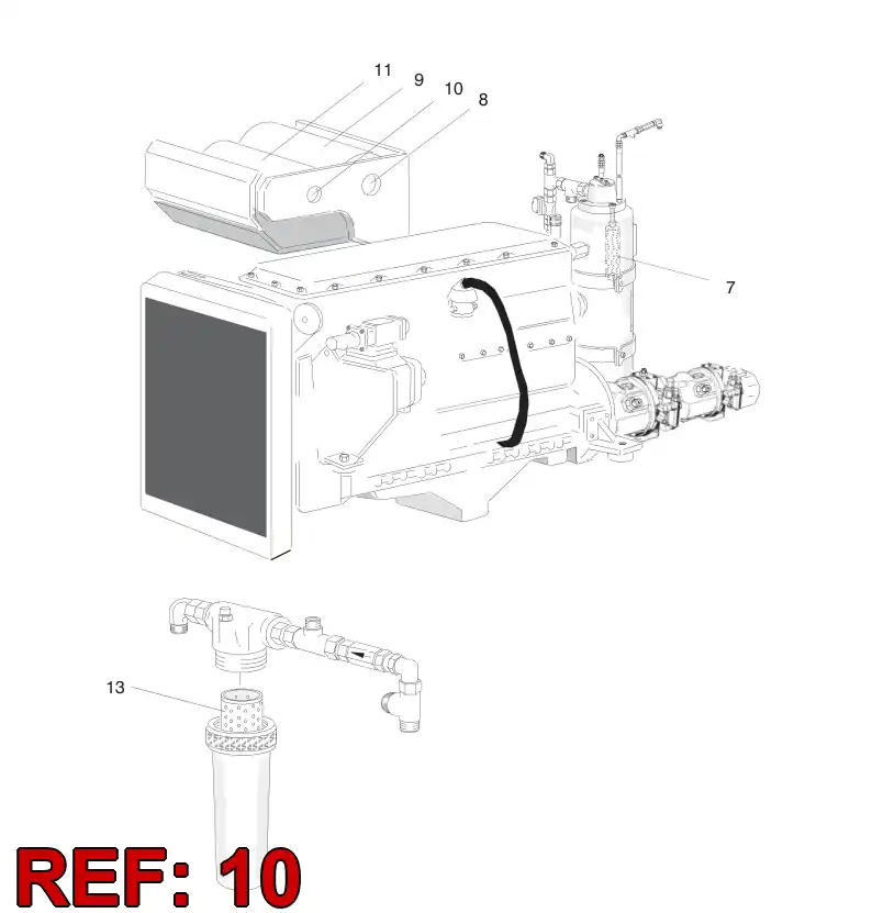 550 892 71 SAFETY CARTRIDGE, INNER - drawing