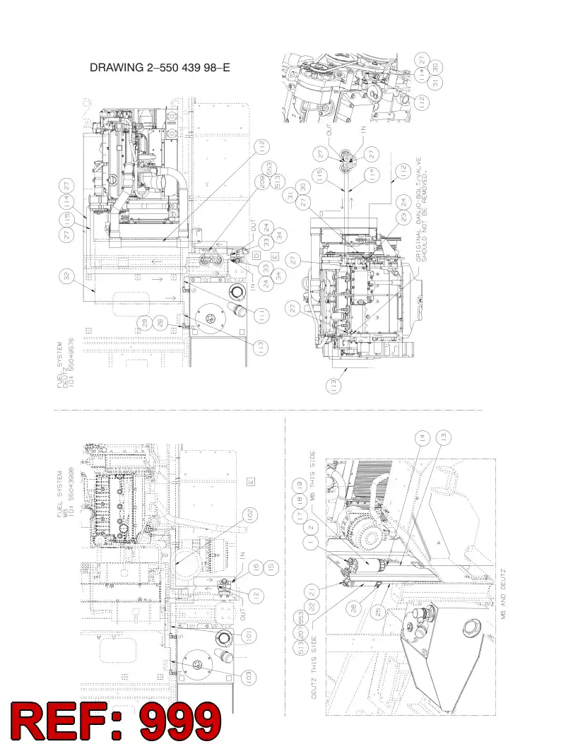 55089472 550 894 72 HOSING - Sandvik Technical Drawing