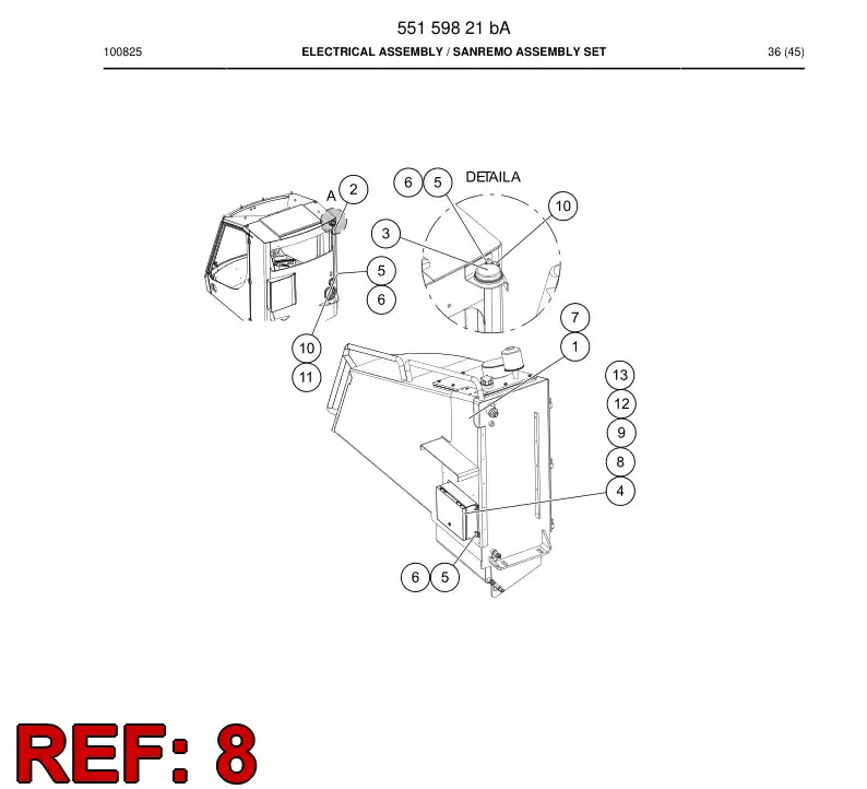 55089535 550 895 35 Plastic conduits for cable - Sandvik Technical Drawing