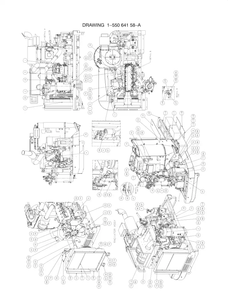 55089573bAb 550 895 73bAb POWERPACK - Sandvik Technical Drawing