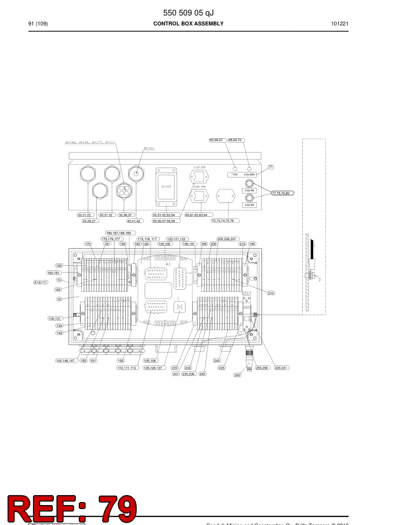 55089612 550 896 12 Sign - Sandvik Technical Drawing