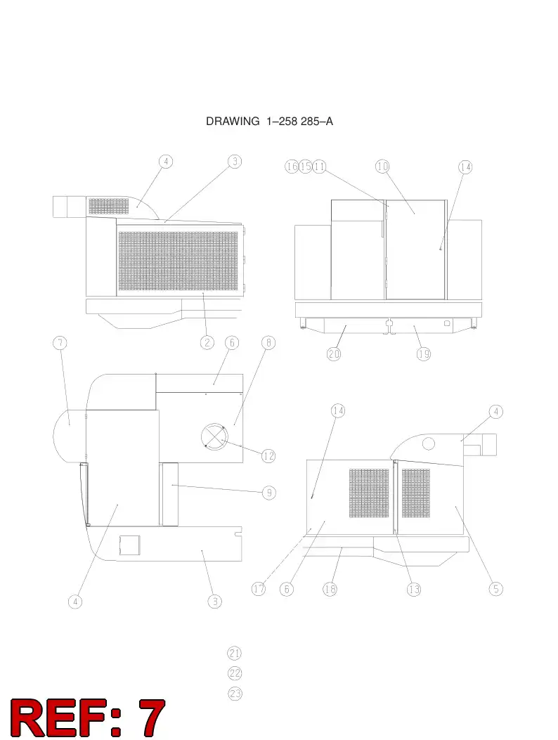 55089730 550 897 30 Cover plate - Sandvik Technical Drawing