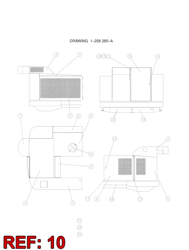 55089736 550 897 36 MOUNTING SUPPORT - Sandvik Technical Drawing