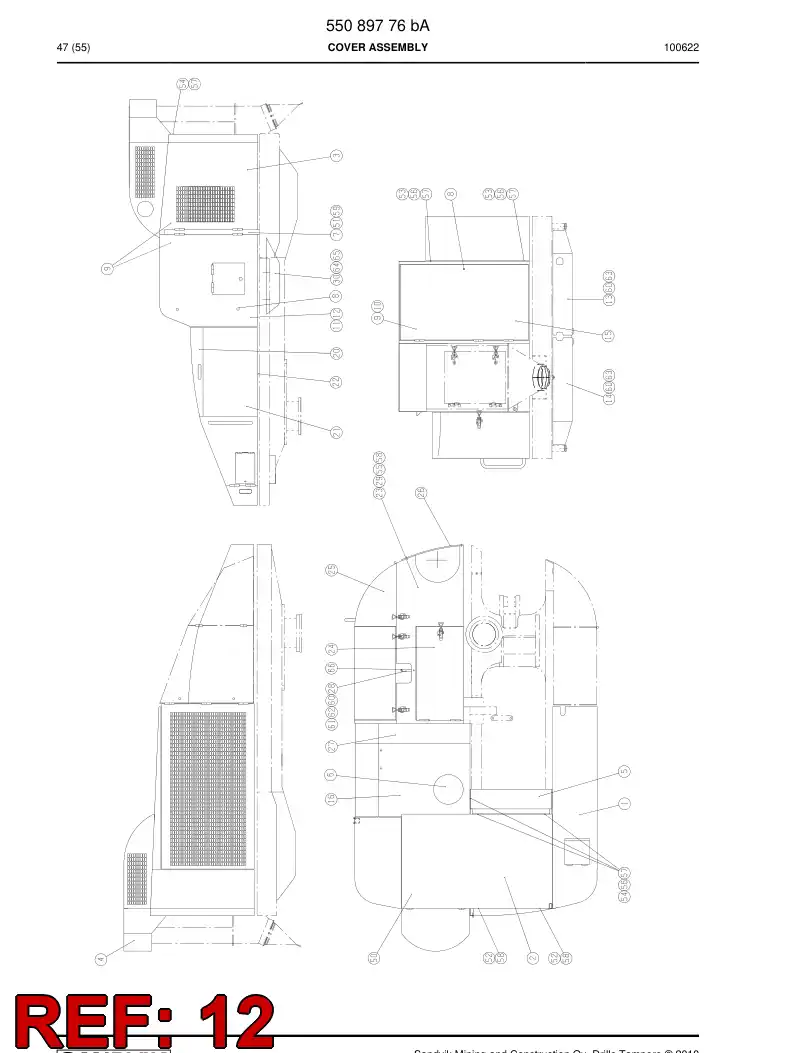 55089778 550 897 78 Door - Sandvik Technical Drawing