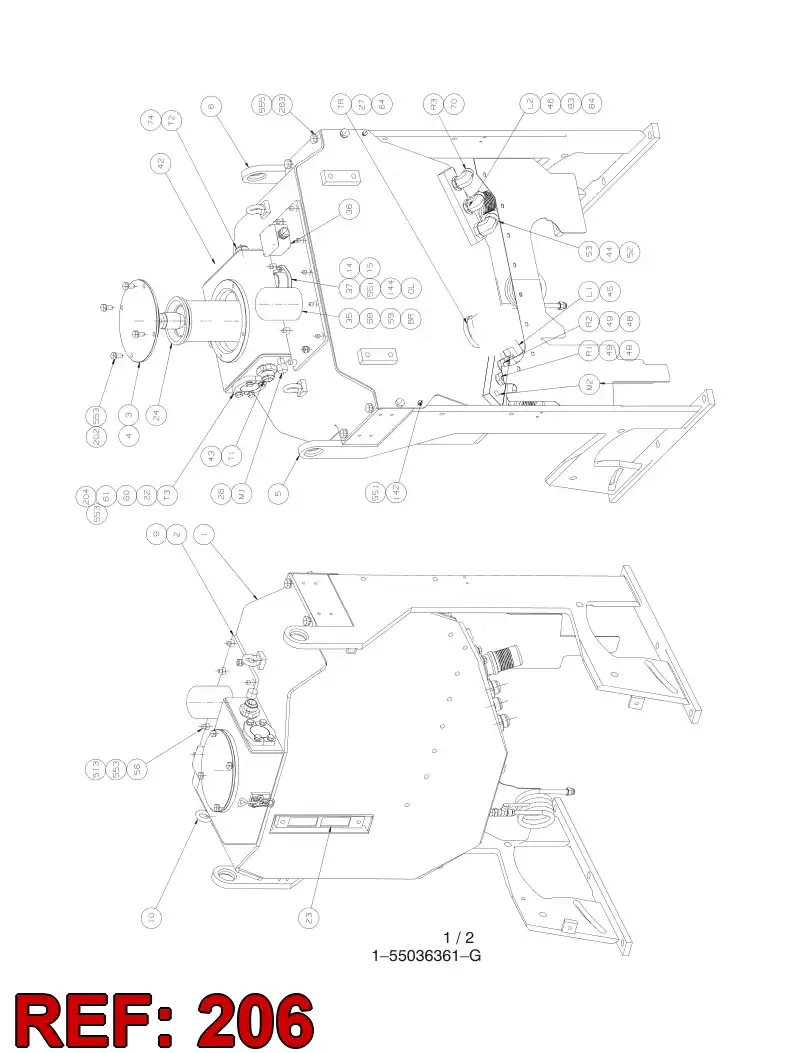 55089853 550 898 53 CIERRE - Sandvik Technical Drawing
