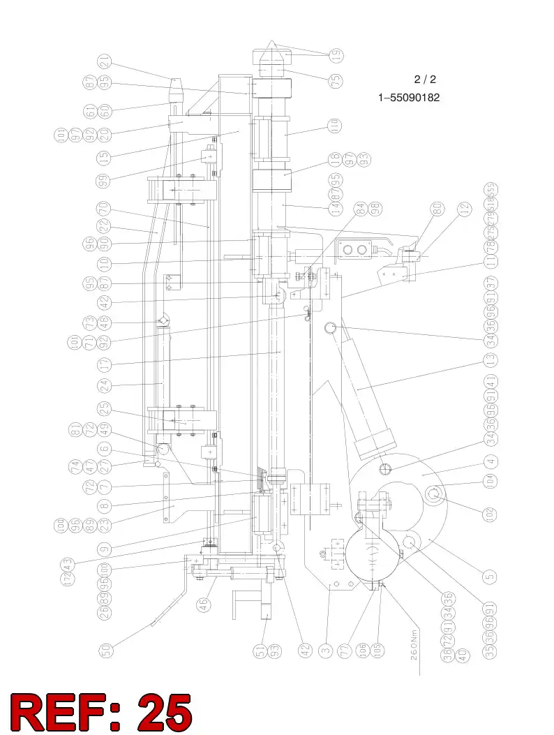 55090151 550 901 51 GRIPPING JAWS - Sandvik Technical Drawing