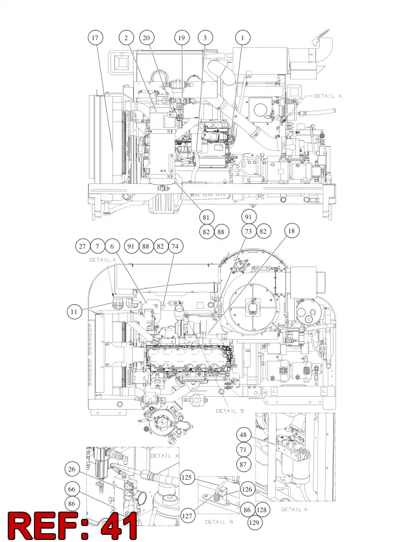55090297 550 902 97 Bracket - Sandvik Technical Drawing