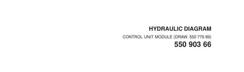 55090366b 550 903 66b HOSE LIST, CONTROL UNIT MODULE - Sandvik Technical Drawing