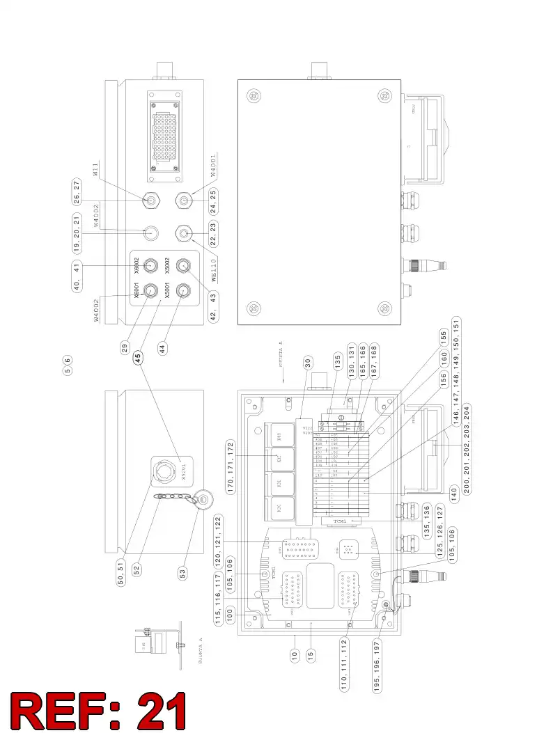 55090379 550 903 79 Nut, Lock - Sandvik Technical Drawing