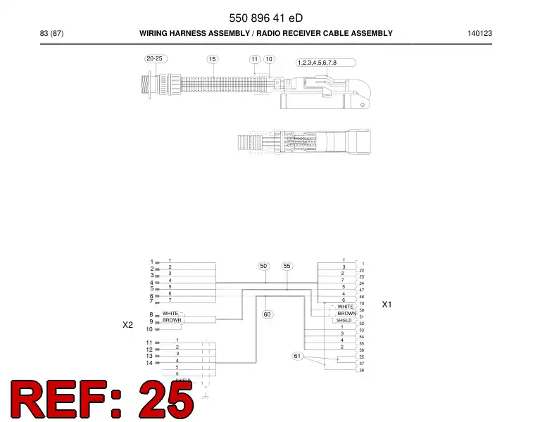 55090528 550 905 28 Nut - Sandvik Technical Drawing