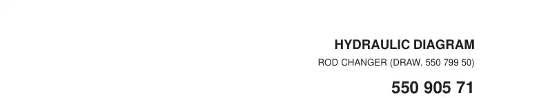 55090571a 550 905 71a HYDRAULIC CONNECTIONS, ROD CHA - Sandvik Technical Drawing
