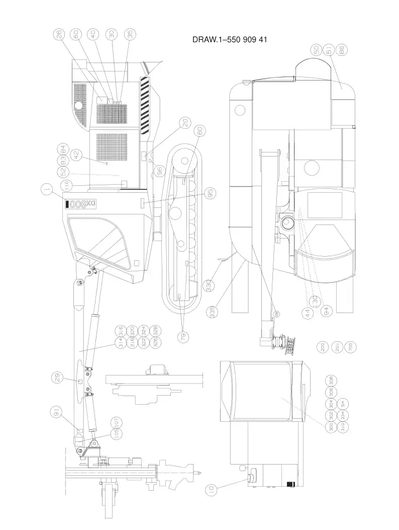 55090943a 550 909 43a SIGN AND DECAL ASSEMBLY - Sandvik Technical Drawing