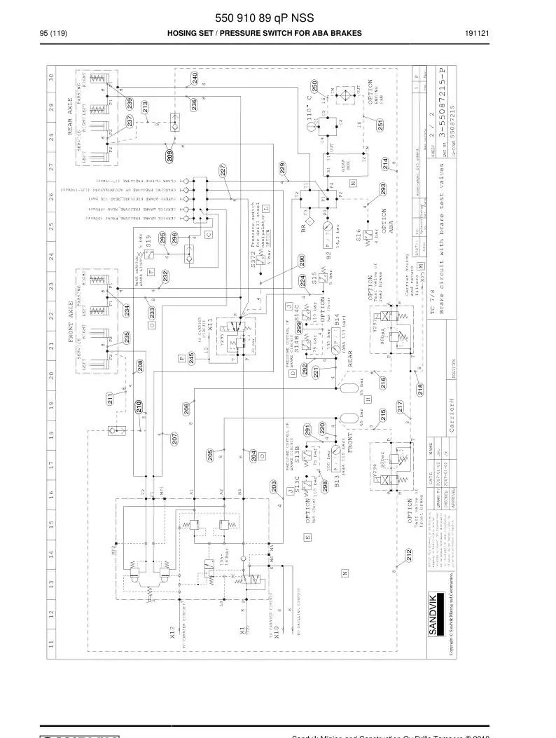 55091089q 550 910 89q Hosing Set - Sandvik Technical Drawing