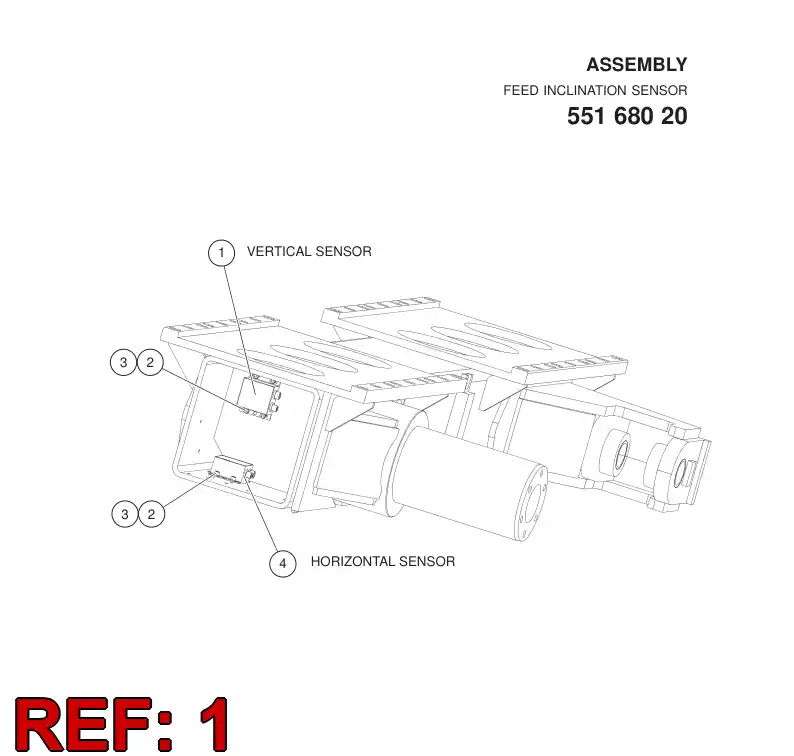 550 913 93 Sensor - drawing