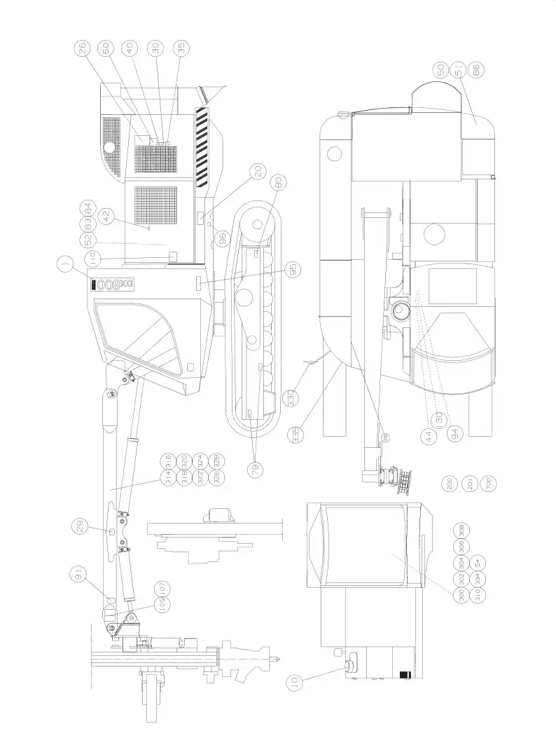 55091459cA 550 914 59cA SIGN AND DECAL ASSEMBLY - Sandvik Technical Drawing