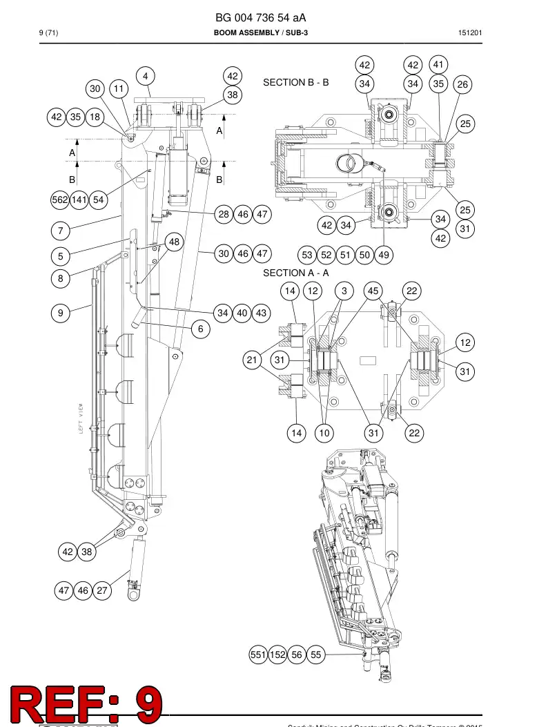 55091921a 550 919 21a Plate, Locking - Sandvik Technical Drawing