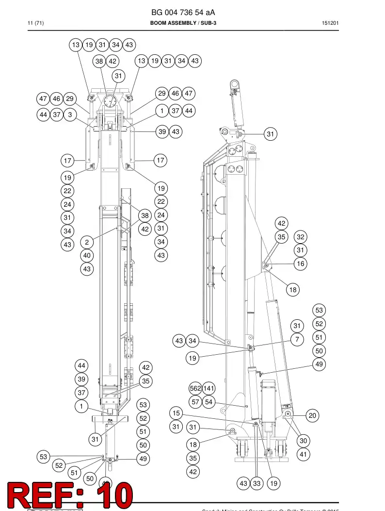 55091923a 550 919 23a Plate, Locking - Sandvik Technical Drawing