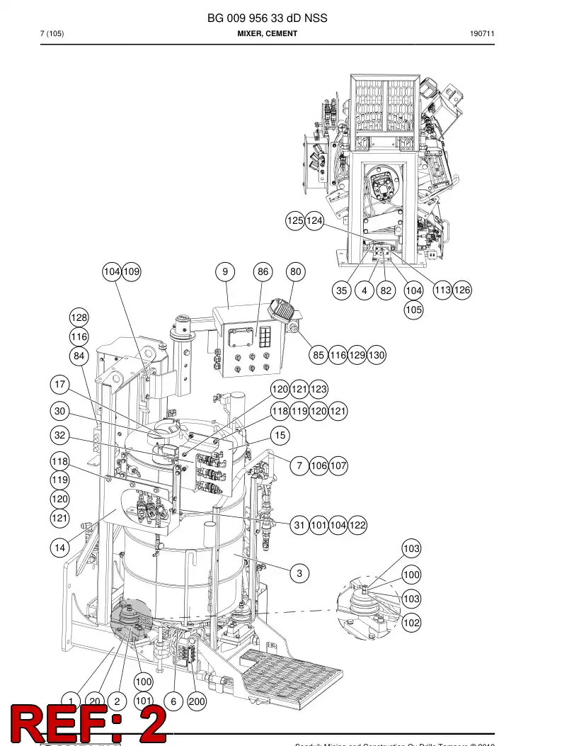 55091969b 550 919 69b Sensor - Sandvik Technical Drawing