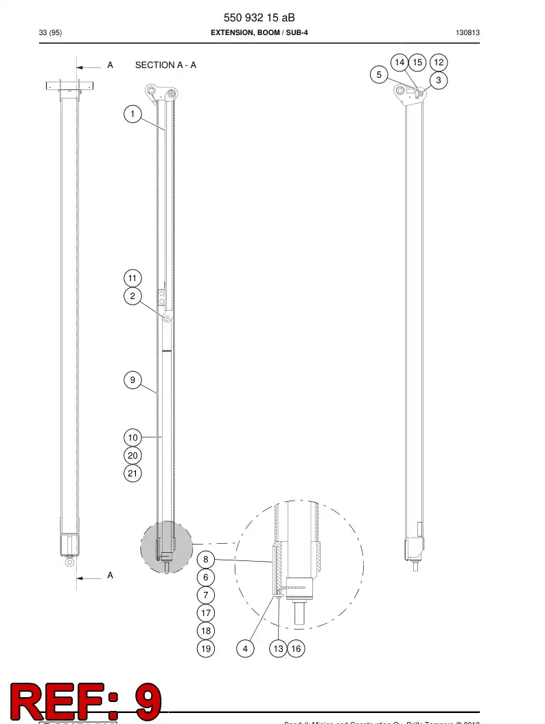 55092551b 550 925 51b Machining - Sandvik Technical Drawing