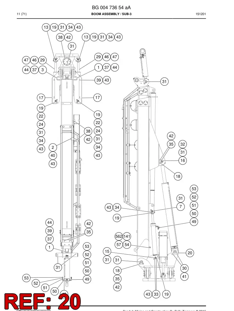 55092558a 550 925 58a Plate, Locking - Sandvik Technical Drawing