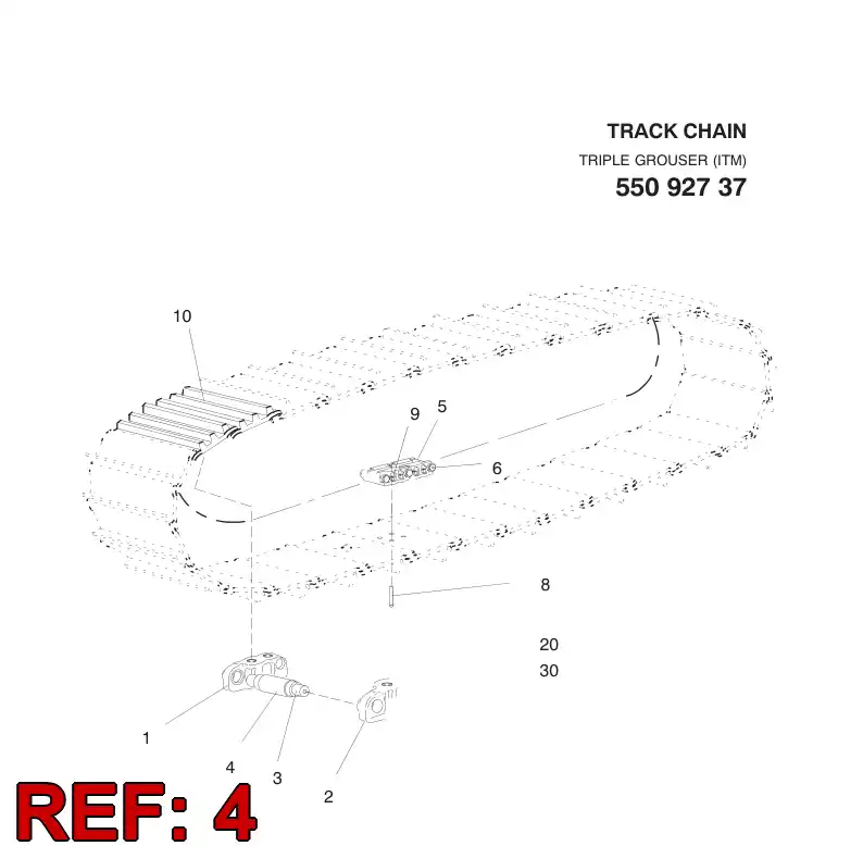 55092741 550 927 41 BUSHING - Sandvik Technical Drawing