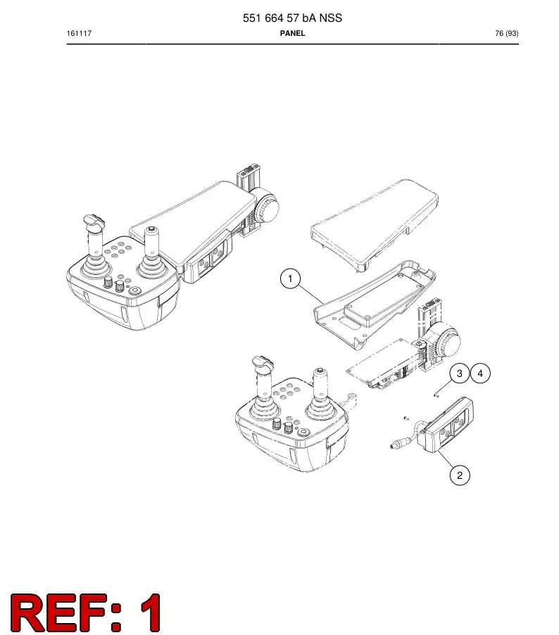 55093090a 550 930 90a Guard - Sandvik Technical Drawing