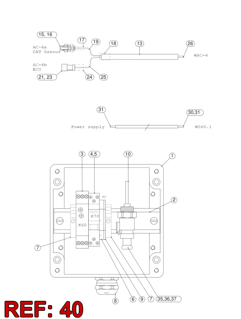 55093312 550 933 12 CIRCUIT DIAGRAM - Sandvik Technical Drawing