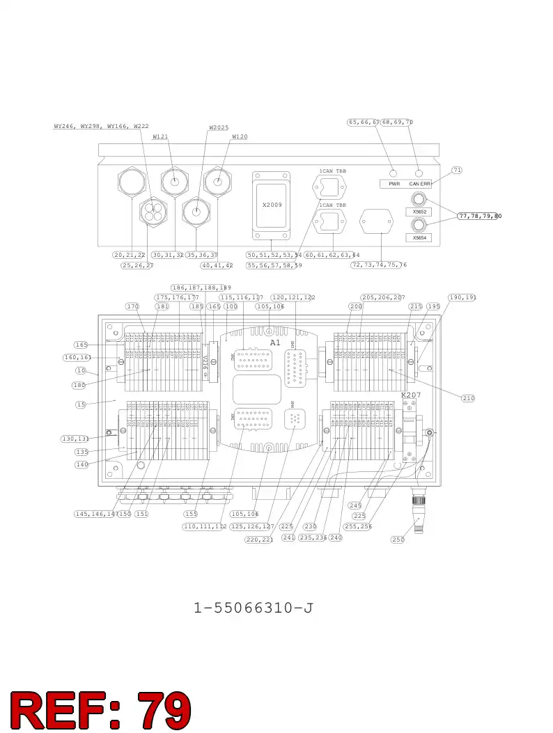 55093417 550 934 17 Sign - Sandvik Technical Drawing