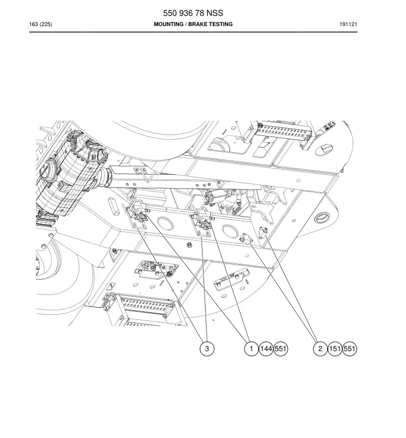 55093678 550 936 78 Mounting - Sandvik Technical Drawing