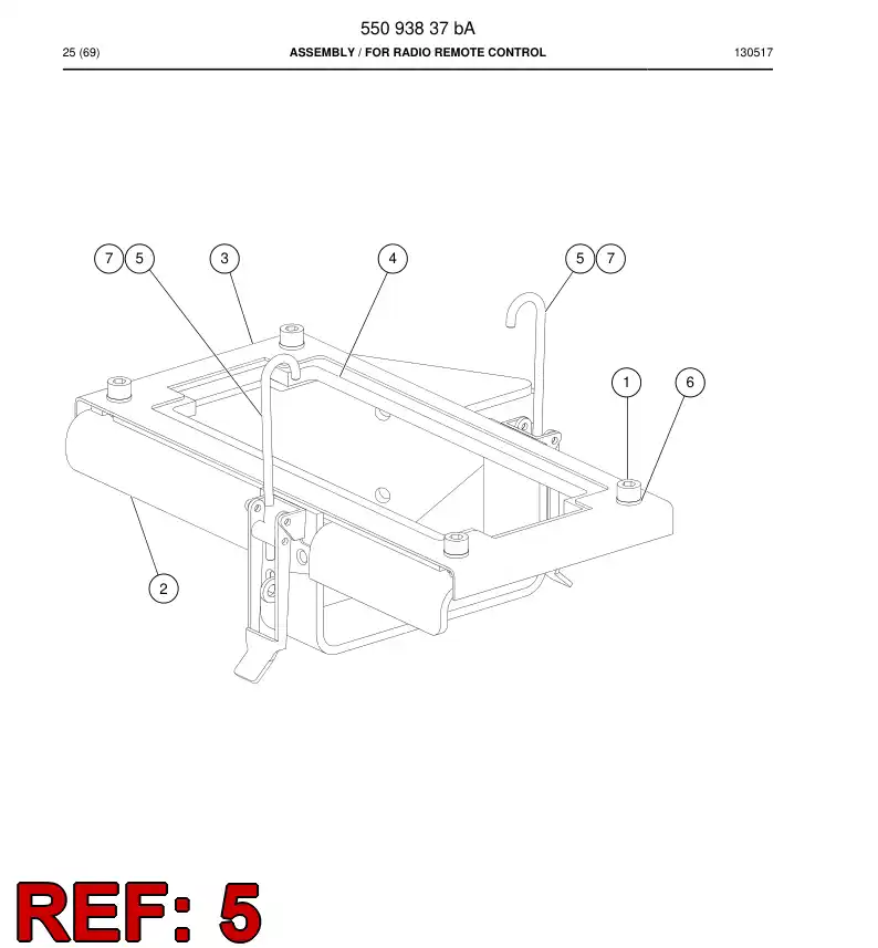 55093853 550 938 53 Bow - Sandvik Technical Drawing